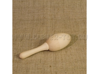 Погремушка малая (дерево, без росписи)