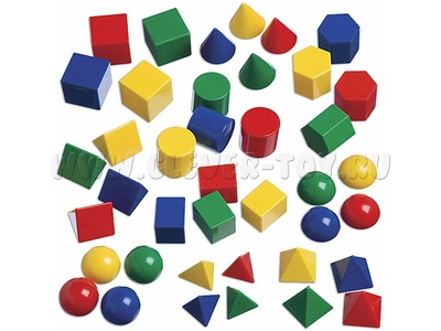 Набор "Фигуры геометрические" (основа 1см, 40шт, 10 видов) Набор "Фигуры геометрические" (основа 1см, 40шт, 10 видов)