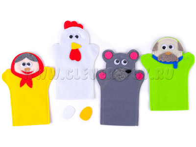 Театр на руку "Курочка ряба" Театр на руку "Курочка ряба"