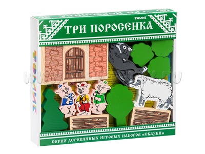 Конструктор "Сказки: Три поросенка" Конструктор "Сказки: Три поросенка"