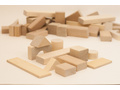 Конструктор деревянный неокрашенный (66 деталей) Конструктор деревянный неокрашенный (66 деталей)