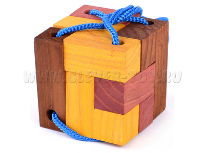 Головоломка "Кубик для путешественников" (дерево) Головоломка "Кубик для путешественников" (дерево)