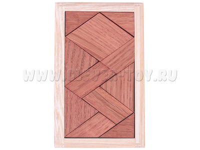 Головоломка "Рубиновая звезда" (дерево) Головоломка "Рубиновая звезда" (дерево)