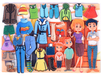 Изучаем одежду (фетр) Изучаем одежду (фетр)