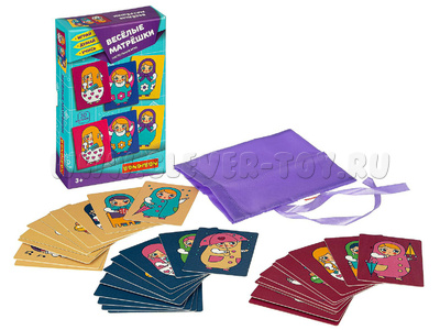 Настольная игра "Весёлые матрёшки" Настольная игра "Весёлые матрёшки"