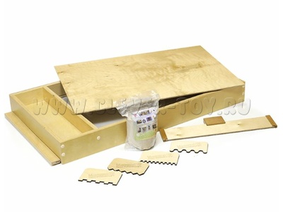 Ящик для рисования на песке, в комплекте 1 кг. песка (75х43х8 см)