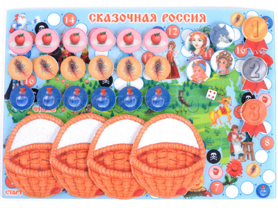 Сказочная Россия с игровым полем (фетр) Сказочная Россия с игровым полем (фетр)