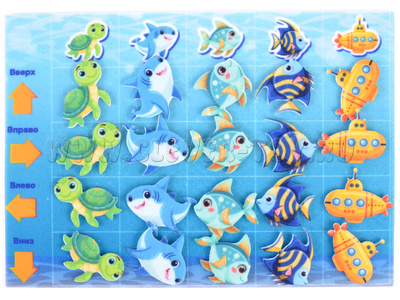 Изучаем направления с игровым полем (фетр) Изучаем направления с игровым полем (фетр)