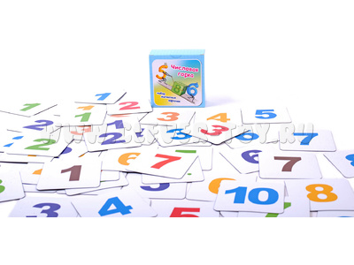 Набор магнитных карточек "Числовая горка" Набор магнитных карточек "Числовая горка"