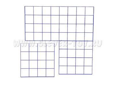 Магнитно-маркерное поле "Клетка" для работы на классной доске (из 4-х частей) Магнитно-маркерное поле "Клетка" для работы на классной доске (из 4-х частей)