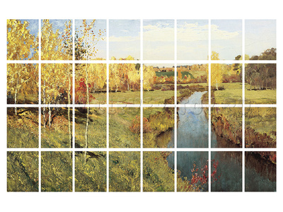 Набор магнитных карточек "Золотая осень" (Исаак Левитан) (для работы на классной доске) Набор магнитных карточек "Золотая осень" (Исаак Левитан) (для работы на классной доске)
