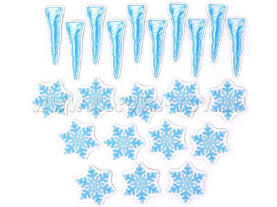 Набор магнитных карточек для устного счёта: "Снежинки и сосульки"* Набор магнитных карточек для устного счёта: "Снежинки и сосульки"*