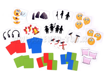 Набор магнитных карточек "Фонетический разбор с картинками" (сокращённый)* Набор магнитных карточек "Фонетический разбор с картинками" (сокращённый)*