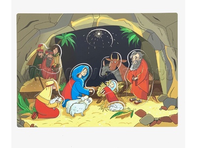 Магнитное развивающее пособие: "Библейские сюжеты: Рождество" Магнитное развивающее пособие: "Библейские сюжеты: Рождество"