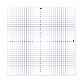 Маркерное поле для магнитной доски "Координатная плоскость"