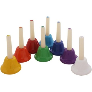 Набор колокольчиков с ручкой, 8 нот