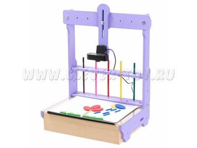 Сиреневая Мультстудия для перекладной и песочной анимации. Комплект. (Full HD камера, автофокус)