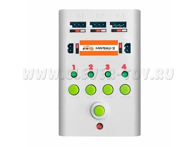 Контроллер прошитый (4 алгоритма с возможностью дистанц. управления) для набора РОБОТРЕК МАЛЫШ-2