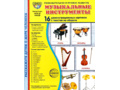 Демонстрационные картинки СУПЕР в папке. Музыкальные инструменты (16 шт.)